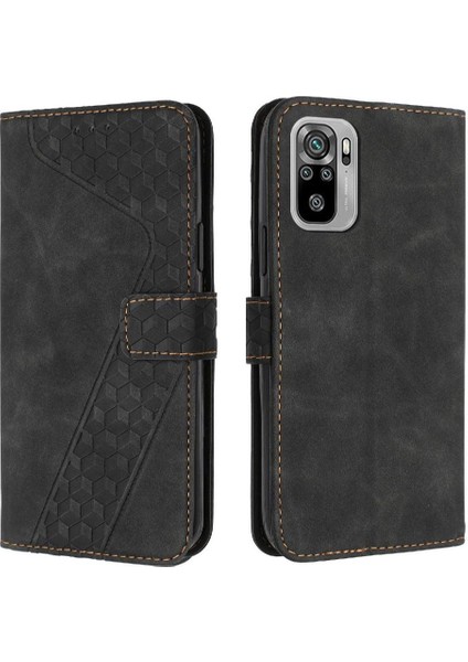 Telefon Kılıfı Için Xiaomi Redmi Not 10 4g/not 10S Manyetik Kart Yuvaları Kapak (Yurt Dışından)