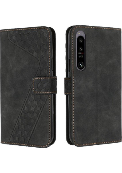 Sony Xperia 1 Iv Kickstand Kart Yuvaları Için Telefon Kılıfı Kapak Manyetik Flip (Yurt Dışından)