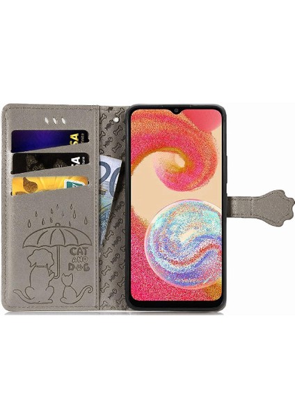 Samsung Galaxy A04E Darbeye Kapak Kapak Karikatür Hayvanlar Kısa (Yurt Dışından)