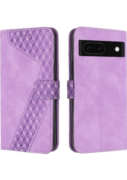 Google Piksel 8A Cüzdan Flip Folio Kickstand Manyetik Kart Için Telefon Kılıfı (Yurt Dışından)