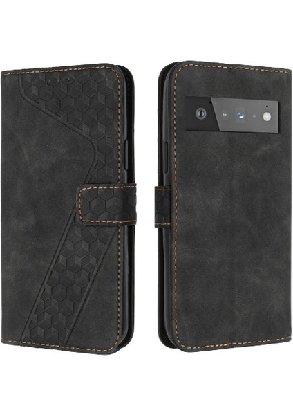 Google Pixel 6 Pro Cüzdan Kickstand Manyetik Flip Folio Için Telefon Kılıfı (Yurt Dışından)