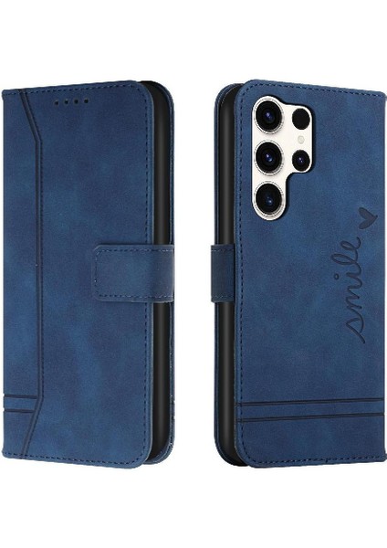 Samsung Galaxy S24 Ultra Kart Yuvaları Için Telefon Kılıfı Kapak El Kayışı Pu (Yurt Dışından)