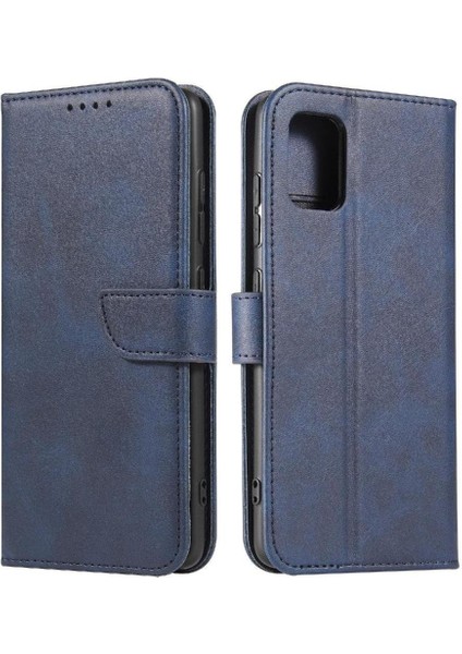 Samsung Galaxy A51 4G/M40S Manyetik Karbon Fiber Tam Koruma (Yurt Dışından)