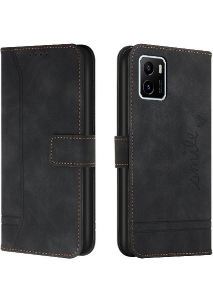 Vivo Y15S/Y15A Kart Yuvaları Için Telefon Kılıfı Kapak Flip Folio Cüzdan Manyetik (Yurt Dışından)