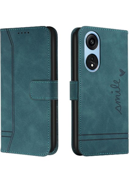 Oppo Phone 8t 5g Için Telefon Kılıfı Pu Deri El Kayışı Manyetik Kapatma Flip (Yurt Dışından)