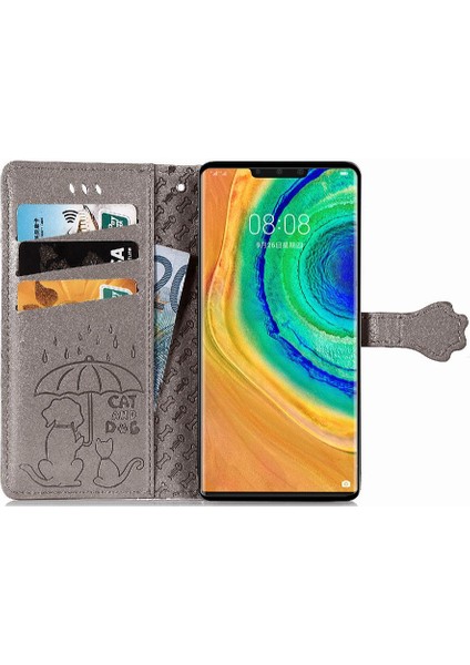 Huawei Mate 30 Için Kılıf Pro Kılıf Karikatür Hayvanlar Darbeye Kısa (Yurt Dışından)