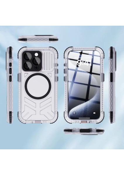 Iphone 15 Pro Max Ekran Koruyucu IP68 Su Geçirmez Tam 12FT (Yurt Dışından)