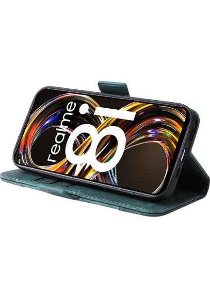 Realme 8i Kart Yuvaları Için Kılıf Tpu Deri Manyetik Cüzdan Kapak Çevirin (Yurt Dışından) indirimleri