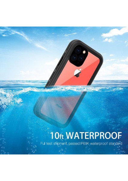 Iphone 11 Için Kılıf Pro Su Geçirmez Dahili IP68 Su Geçirmez Tam 12FT Askeri (Yurt Dışından)