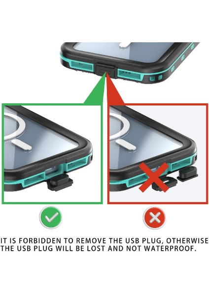 Iphone 15 Için Kılıf 12FT Askeri Darbeye Dayanıklı Ekran Koruyucu Manyetik (Yurt Dışından) fırsatları