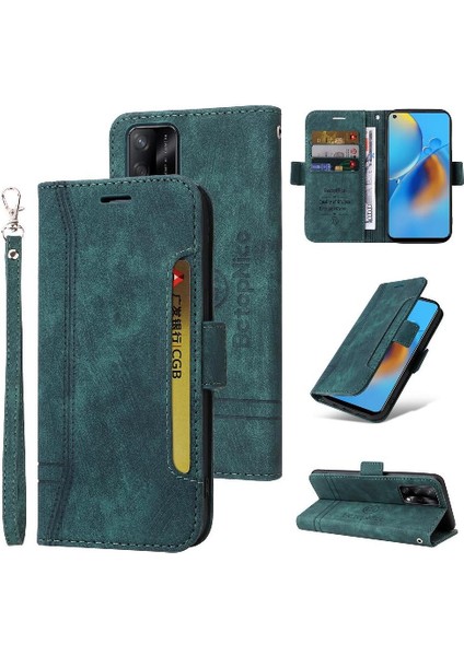Oppo A74 4g Kart Yuvaları Için Kılıf Cüzdan Kapak Çevirin Tpu Deri Manyetik (Yurt Dışından)