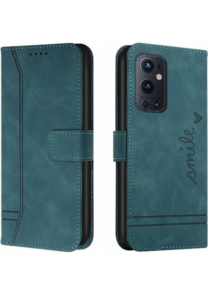 Oneplus 9 Için Telefon Kılıfı Pro Kart Yuvaları Kapak Pu Deri Manyetik Kapatma (Yurt Dışından)