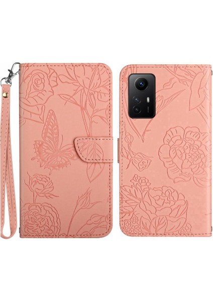 Xiaomi Redmi Not 12S Pu Deri Kapak Çevirin Anti-Damla Koruma (Yurt Dışından)