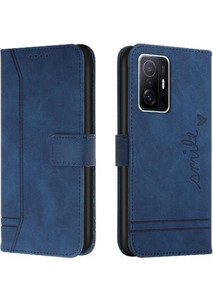 Telefon Kılıfı Için Xiaomi 11T/11T Pro Flip Folio Cüzdan Pu Deri Manyetik (Yurt Dışından)