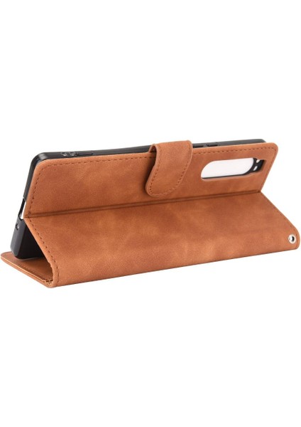 Sony Xperia 1 Ii Için Kılıf Tam Koruma Deri Folio Flip Case Kart (Yurt Dışından) modelleri