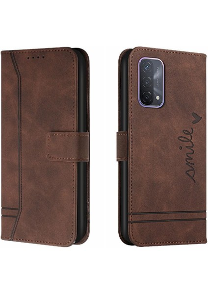 Oppo Phone 6 Lite Flip Folio Cüzdan Manyetik Kapatma Kartı Pu Için Telefon Kılıfı (Yurt Dışından)