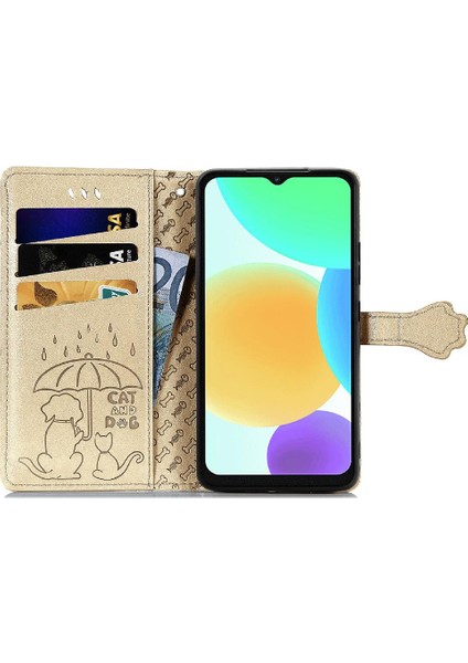 Infinix Akıllı 6 Kılıf Için Kılıf Kısa Kayış Karikatür Hayvanlar Flip (Yurt Dışından)