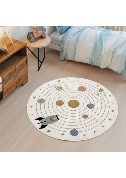 Homefesto Halı Kilim Dekoratif Özel Tasarım Yıkanabilir,ince, Kaymaz Tabanlı, Modern Çocuk Halısı