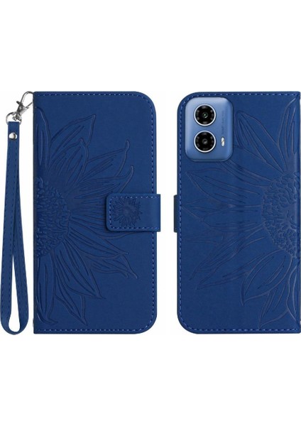 Motorola Moto G34 5g Için Kart Yuvaları Tutucu Flip Cüzdan Telefon Pu (Yurt Dışından)