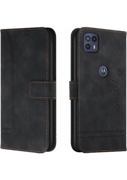 Motorola Moto G50 5g Flip Folio Cüzdan Için Telefon Kılıfı El Kayışı Kart Pu (Yurt Dışından)