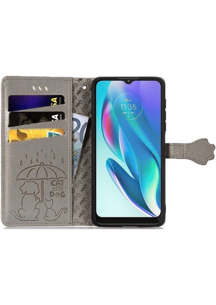 Moto G50 5g Flip Kapak Için Kılıf Darbeye Kısa Kayış Karikatür Hayvanlar (Yurt Dışından) fırsatları