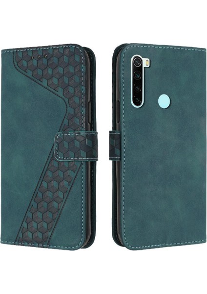 Telefon Kılıfı Için Xiaomi Redmi Not 8t Cüzdan Flip Folio Kart Yuvaları Kapak (Yurt Dışından)