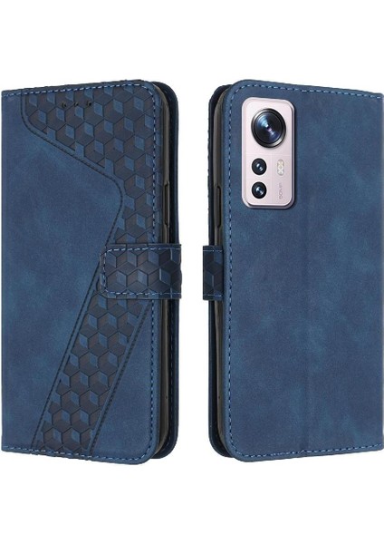 Telefon Kılıfı Için Xiaomi 12 Lite Manyetik Cüzdan Çevir Folio Kart Yuvaları Kapak (Yurt Dışından)