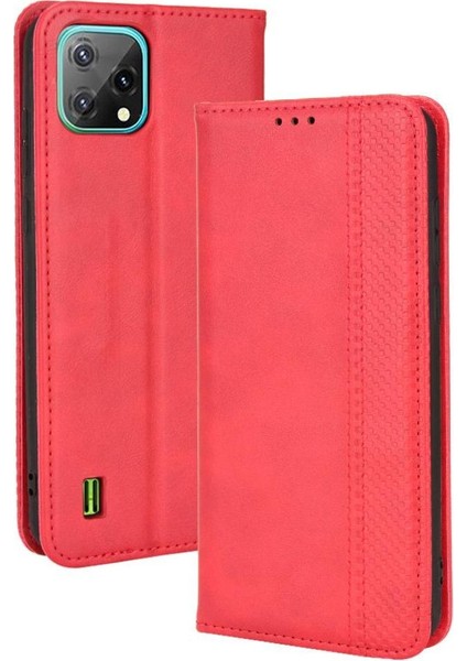 Blackview Wallet Cüzdan Manyetik Kapatma Pu Deri Için Kılıf (Yurt Dışından)