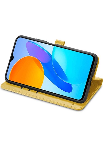 Huawei Onur X8 5g Karikatür Hayvanlar Için Kılıf Deri Kılıf Kapak Kapak Kısa (Yurt Dışından)
