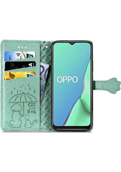 Oppo A5 2020/A9 2020 Için Kılıf Kısa Kayış Deri Kılıf Kapak Çevirin (Yurt Dışından) modelleri