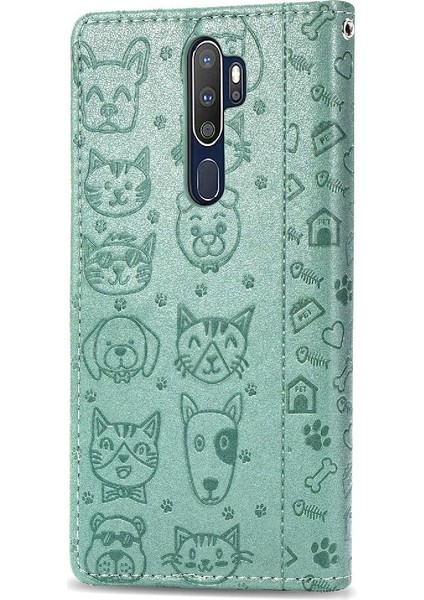 Oppo A5 2020/A9 2020 Için Kılıf Kısa Kayış Deri Kılıf Kapak Çevirin (Yurt Dışından) fırsatları