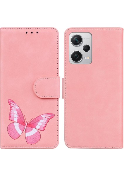 Xiaomi Redmi Için Not 12 Pro Artı Cüzdan Kart Yuvaları Kelebek Renk (Yurt Dışından)