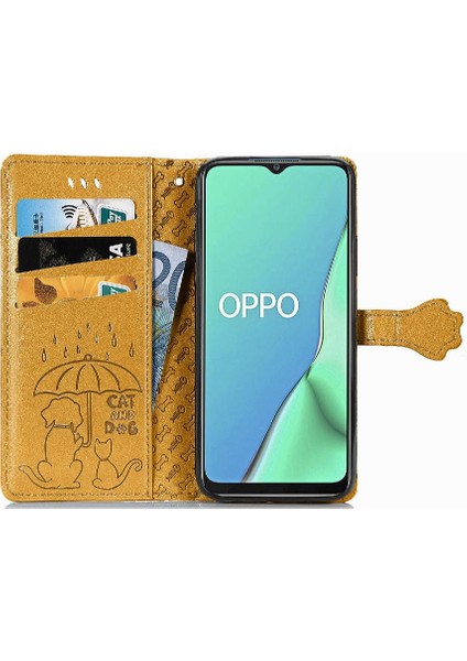 Oppo A5 2020/A9 2020 Için Kılıf Kısa Kayış Deri Kılıf Kapak Çevirin (Yurt Dışından) fiyatları