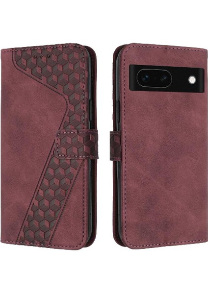 Google Piksel 8A Cüzdan Flip Folio Kickstand Manyetik Kart Için Telefon Kılıfı (Yurt Dışından)