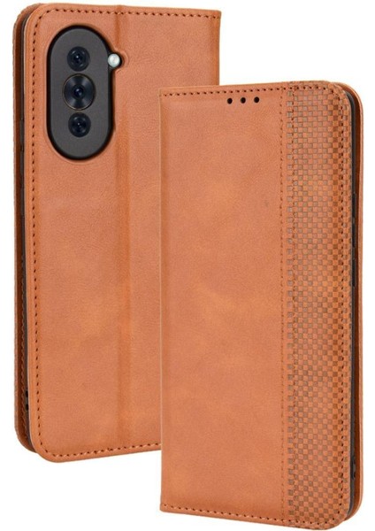 Huawei Nova 10 Pro Cüzdan Manyetik Kapatma Pu Deri Kılıf (Yurt Dışından)