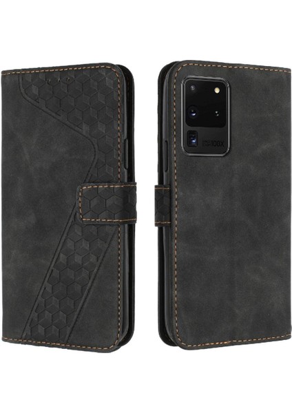 Samsung Galaxy S20 Ultra Cüzdan Manyetik Kart Yuvaları Için Telefon Kılıfı Kapak (Yurt Dışından)