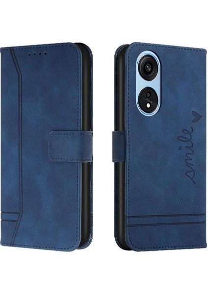 Oppo Phone 8t 5g Için Telefon Kılıfı Pu Deri El Kayışı Manyetik Kapatma Flip (Yurt Dışından)