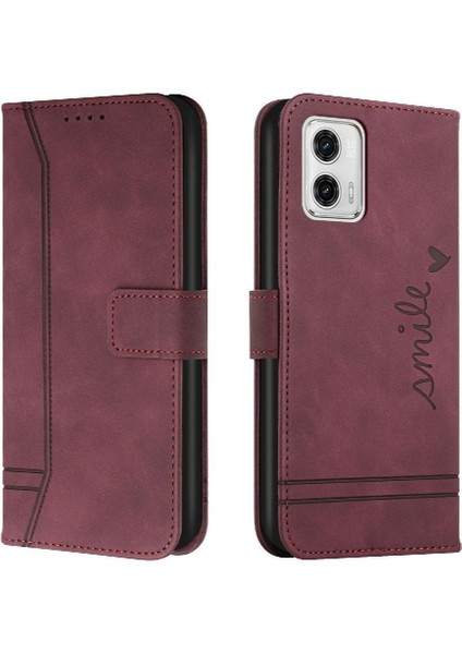 Motorola Moto G73 El Kayışı Flip Folio Cüzdan Kart Yuvaları Için Telefon Kılıfı (Yurt Dışından) indirimleri