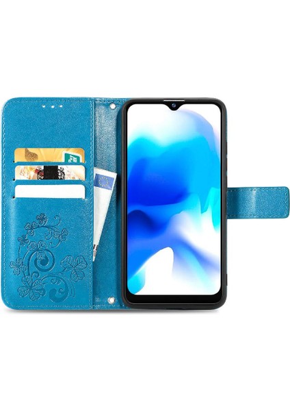 Blackview A80/AFOUR Flip Kapak Için Kılıf Kısa Kayış Deri Kılıf Dört (Yurt Dışından) modelleri