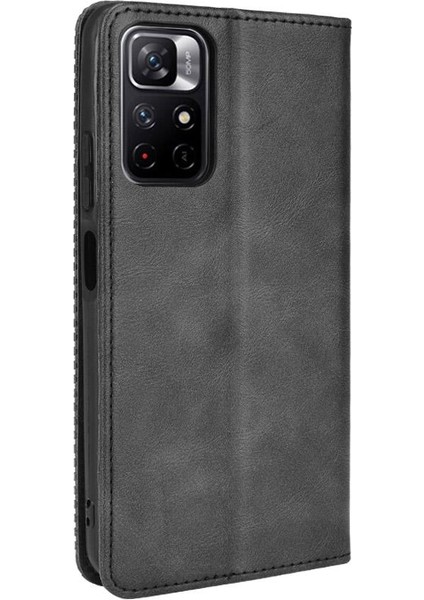 Xiaomi Poco M4 Pro Cüzdan Manyetik Kapatma Pu Deri Kılıf (Yurt Dışından)