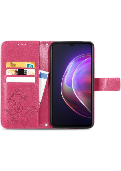 Vivo V21 Flip Kapak Için Kılıf Kısa Kayış Deri Kılıf Zarif Iş (Yurt Dışından) fırsatları