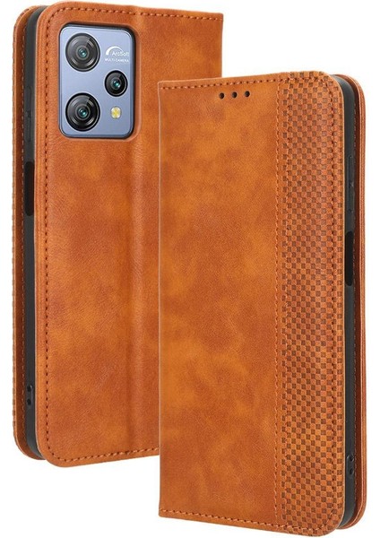 Blackview A53/A53 Pro Cüzdan Pu Deri Manyetik Kapatma Için Kılıf (Yurt Dışından)