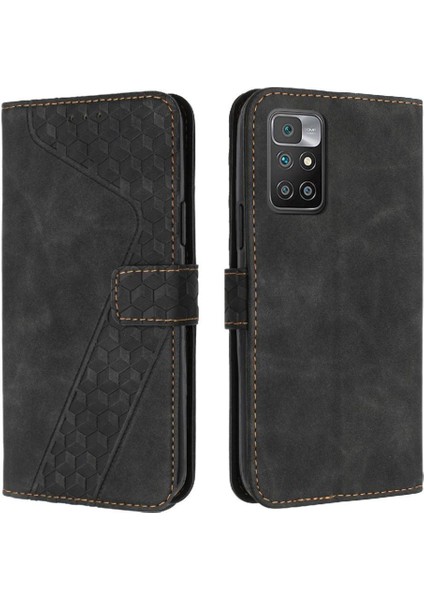 Telefon Kılıfı Için Xiaomi Redmi 10 4g Cüzdan Flip Folio Kart Yuvaları Kapak (Yurt Dışından)