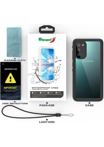 Samsung Galaxy S20 Su Geçirmez Dahili Ekran Koruyucu 12FT IP68 (Yurt Dışından) modelleri
