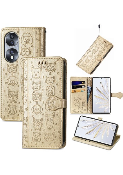 Huawei Onur 70 Flip Kapak Için Kılıf Kısa Kayış Deri Kılıf Darbeye (Yurt Dışından) modelleri