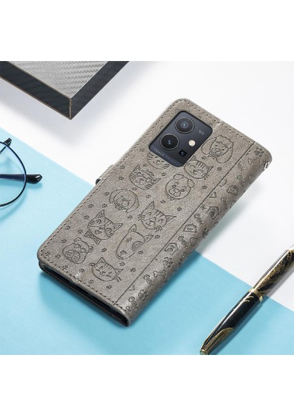 Vivo Y55 5g Kılıf Için Kılıf Kısa Kayış Karikatür Hayvanlar Kapak Çevirin (Yurt Dışından) indirimleri