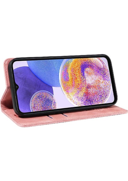 BDT Boutique Samsung Galaxy A23 4g/5g Için Kılıf Folio Cüzdan Manyetik Pu Deri (Yurt Dışından)