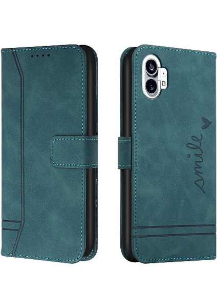Nothing Telefon Kılıfı Telefon 1 Flip Folio Cüzdan Manyetik Kapatma Kartı Pu (Yurt Dışından) indirimleri