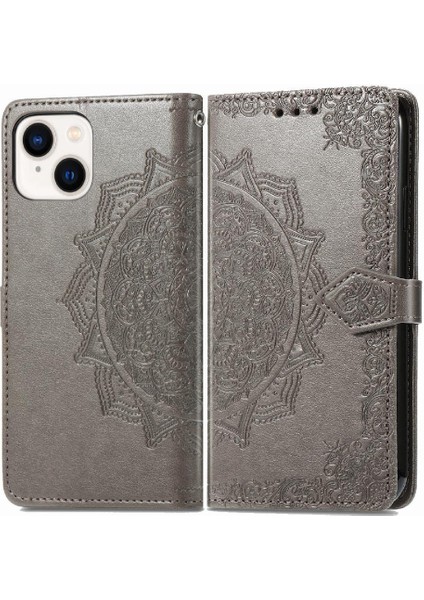 Iphone 15 Için Kılıf Artı Basit Iş Darbeye Zarif Desen Flip (Yurt Dışından)