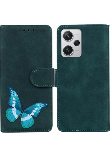 Xiaomi Redmi Için Not 12 Pro Artı Cüzdan Kart Yuvaları Kelebek Renk (Yurt Dışından)